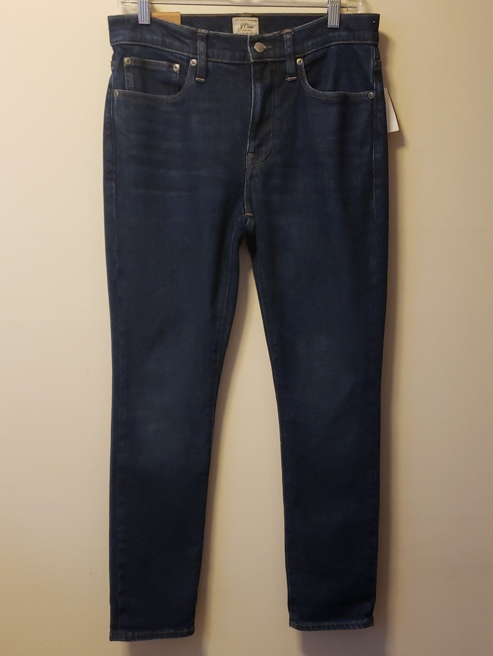 NWT J. Crew Dark 250 Slim Indigo Jeans for Men 31x30